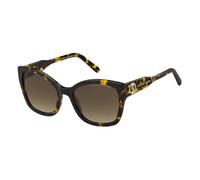 Marc Jacobs Woman MARC 626/S 086/HA Sunglasses Plastic Havana Brown Butterfly Shaded