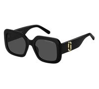 Marc Jacobs MARC 647/S 807/IR Woman Sunglasses Plastic Black Grey Squared
