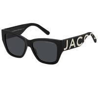 Marc Jacobs Woman MARC 695/S 80S/2K Sunglasses Acetate Black Grey Squared Normal