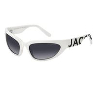 Marc Jacobs MARC 738/S CCP/9O Woman Sunglasses Injected White Grey Cat Eye Shaded