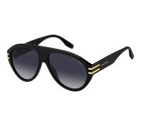 Marc Jacobs Man MARC 747/S 807/9O Sunglasses Acetate Black Grey Pilot Shaded
