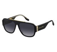 Marc Jacobs MARC 756/S 1EI/9O Man Sunglasses Acetate Black Grey Squared Shaded