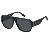 Marc Jacobs Man MARC 756/S 003/IR Sunglasses Acetate Black Grey Squared