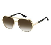MARC JACOBS MARC 784/S 0NZ MATTE GOLD BLACK 60/16/145 MAN Sunglasses