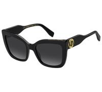 Marc Jacobs Woman MARC 811/S 807/9O Sunglasses Acetate Black Grey Squared Normal Shaded
