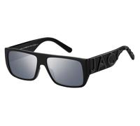 Marc Jacobs Rec Flat Top Round Sunglasses 57 cm Black