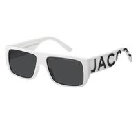 Marc Jacobs MARC LOGO 096/S CCP/IR Unisex Sunglasses Injected White Grey Squared