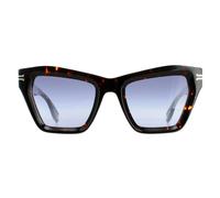 Marc Jacobs Cat Eye Womens Havana Grey Azure MJ 1001/S - Brown - One Size