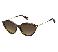 Marc Jacobs MJ 1004/S WR9/HA Woman Sunglasses Acetate Havana Brown Cat Eye Shaded