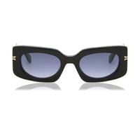 Marc Jacobs MJ 1075/S 807/9O Woman Sunglasses Acetate Black Grey Squared Shaded
