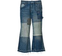 Marc Jacobs patchwork cropped flared jeans - Blue 24-25-26-27-28-29-30