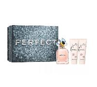 Marc Jacobs Perfect Eau de Parfum Women's Perfume Gift Set Spray (100ml) with Shower Gel & Body Lotion
