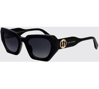 MARC JACOBS Rectangular Sunglasses in Acetate with Double J Logo - Size: 52 - female