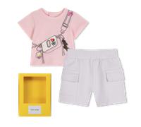 Marc Jacobs - T-shirt And Shorts Set - Pink - Unisex - 9 Months