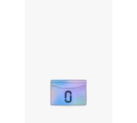 MARC JACOBS The Airbrush Utility Blue Multi Leather Card Case Size: On