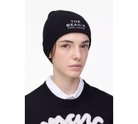 MARC JACOBS The Beanie Black Hat Size: One Size, Colour: Black Fabric
