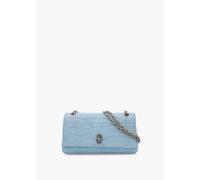 MARC JACOBS The Croc Dual Chain Mini Blue Mist Shoulder Bag Size: One
