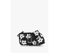 MARC JACOBS The Daisy Snapshot Black White Leather Camera Bag Size: On