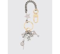 MARC JACOBS The Domino Effect Metal Keyring with Star Charms - Size: OS - female