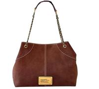 Marc Jacobs The Large Plaza Tote Shoulder Bag (Cognac Suede)