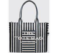 MARC JACOBS The Large Tote Bag in Striped Cotton