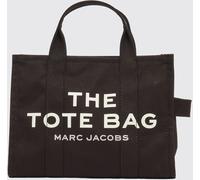 MARC JACOBS The Medium Tote Bag in Cotton Canvas with Logo Lettering