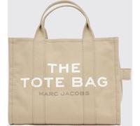 MARC JACOBS The Medium Tote Bag in Cotton Canvas with Logo Lettering