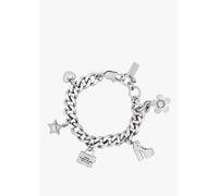 MARC JACOBS The Mini Icon Light Antique Silver Charm Bracelet Size: O