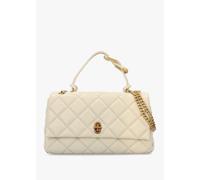 MARC JACOBS The Quilted Dual Convertible Cloud White Leather Shoulder