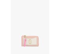 MARC JACOBS The Utility Snapshot Top Zip Rose Multi Leather Wallet Siz