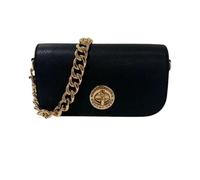 Marc Jacobs turnlock convertible shoulder bag crossbody, Black, One Size