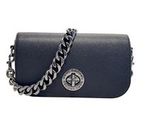 Marc Jacobs turnlock convertible shoulder bag crossbody, Black Silver, One Size