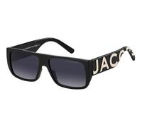 Marc Jacobs MARC LOGO 096/S 80S/9O Unisex Sunglasses Injected Black Grey Squared Shaded