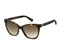 Marc Jacobs Women's Marc 336/S Cat Eye Sunglasses Dark Havana/Brown G