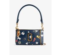 Marc Jacobs Womens Marc Jacobs The Trinket Snapshot Convertible Leather Shoulder Bag Navy Multi