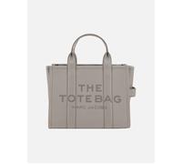 Marc Jacobs Women's Medium Leather Tote Bag with Monogram and Adjustable Strap Women - - Grey