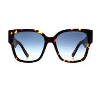 Marc Jacobs Women's Square Dark Havana Blue Gradient MARC 698/S in Brown Marc Jacobs Brown One Size
