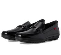 Marc Joseph New York Men's Casual Hands Free Slip on Buckle Loafers, Black Leather, 12 Wide