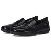Marc Joseph New York Men's Casual Hands Free Slip on Penny Loafers, Black Napa Leather, 8 Wide