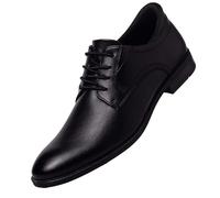 Marc Joseph New York Mens Hands Free Slip On Business Formal Classic Captoe Oxfords Dress Shoes for Men, Black Napa Pu, 6.5 UK