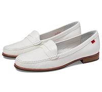 MARC JOSEPH NEW YORK Women's East Village Loafer, White Snake, 7 UK