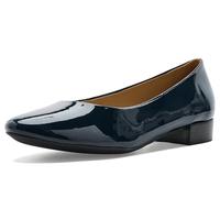 Marc Joseph New York Womens Madison Flat, Navy Soft Patent, 8.5 UK