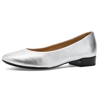 Marc Joseph New York Womens Madison Flat, Silver Metallic, 5 UK