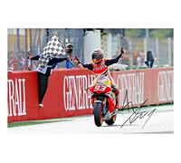 Marc Marquez - MotoGP Autograph Signed A4 Photo Print