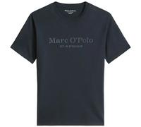Marc OߴPolo Men's Organic Cotton T-shirt with Round Neck, Blue (Dark Navy), M