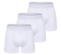 Marc O´Polo Men's Essentials 3-Pack Boxer Shorts, White, Extra Large