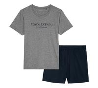 Marc O´Polo Men's Mix & Match Short Pyjama Set, Grey/Navy, XL