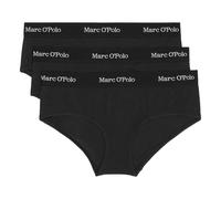 Marc O´Polo Women's Essentials 3-Pack Panty Hipster, Black, Medium