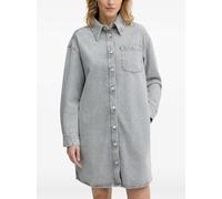 Marc O'Polo button mini shirt dress - Grey S-M