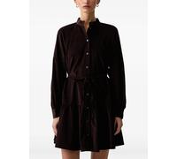 Marc O'Polo corduroy tiered mini shirt dress 36